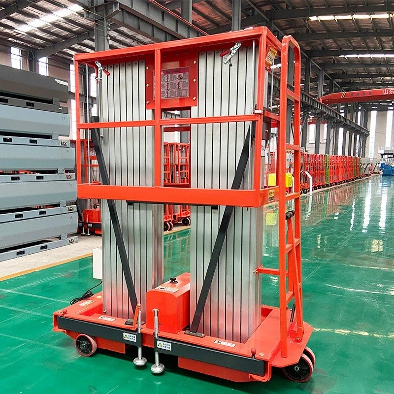 Double Mast Aluminum Vertical Man Lift high quality