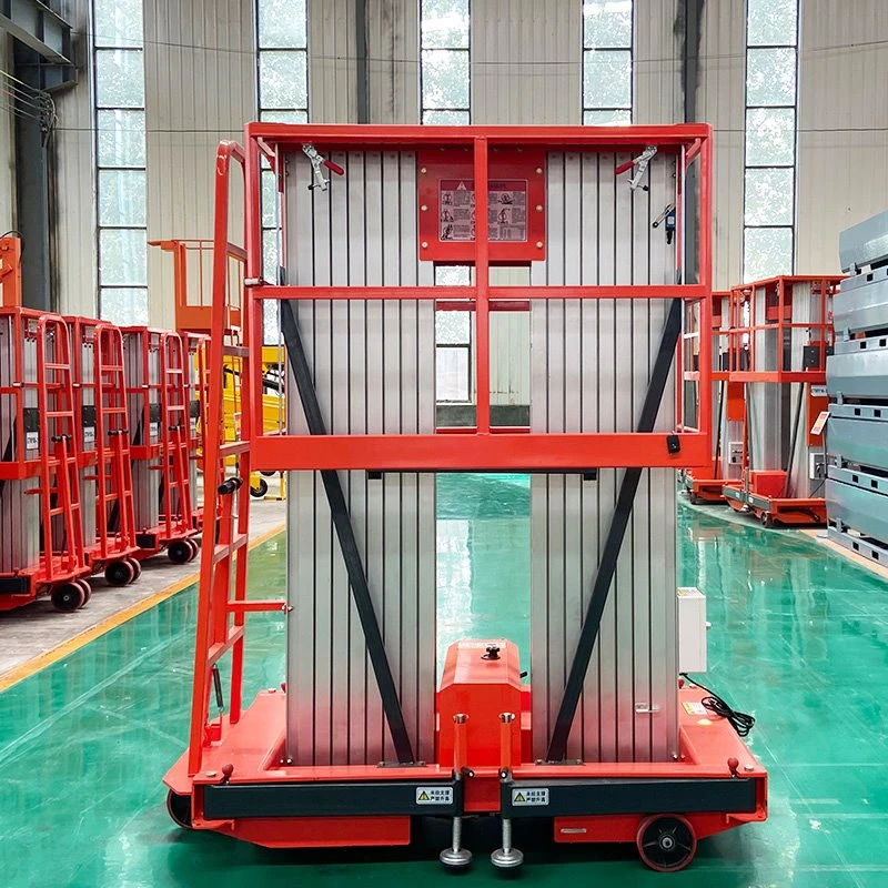 Dubbele mast aluminium verticale personenlift