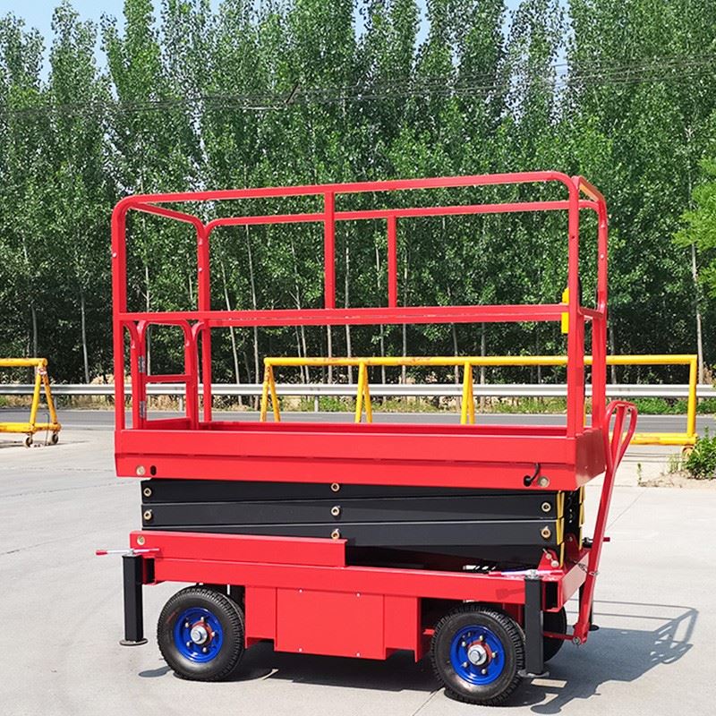 Manual Towable Scissor Lift factory
