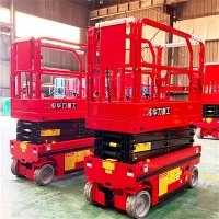 Mobiele elektrische schaarhoogwerker